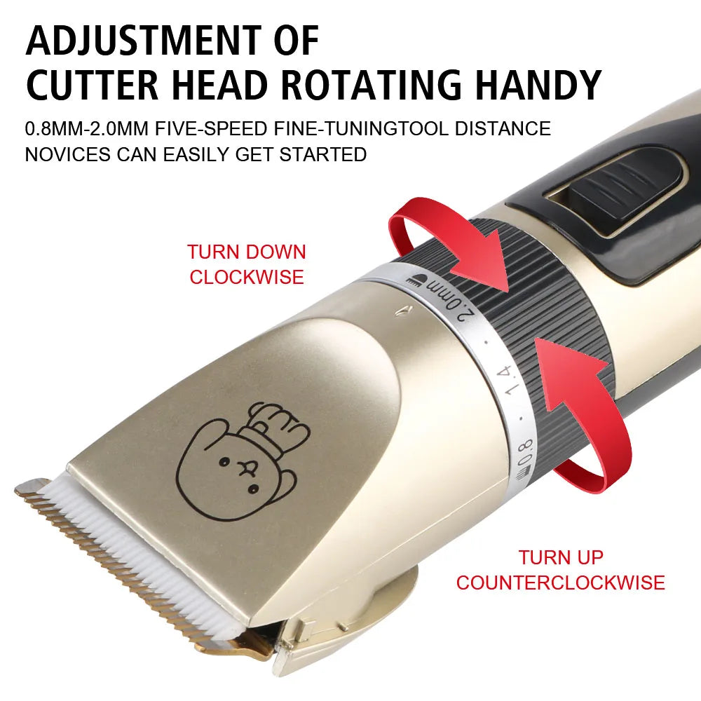 Electric Pet Hair Clipper & Grooming Set