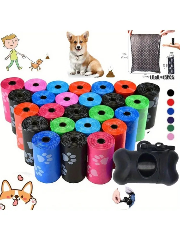 Dog Waste Bag Dispenser and Holder (26 Pack)