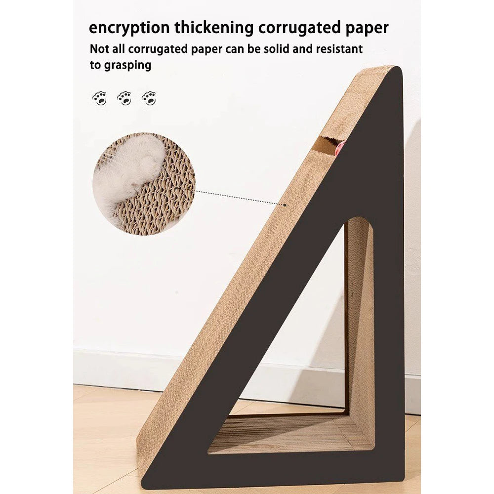 Cardboard Cat Scratcher – Durable Furniture Protector for Indoor Cats & Kittens