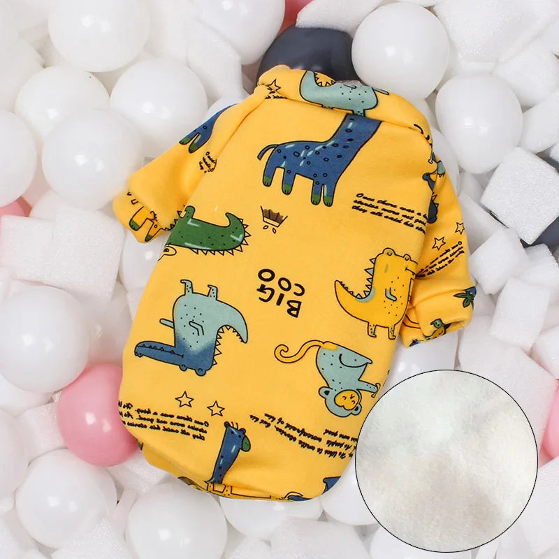 Printed Fleece Cat Jumper