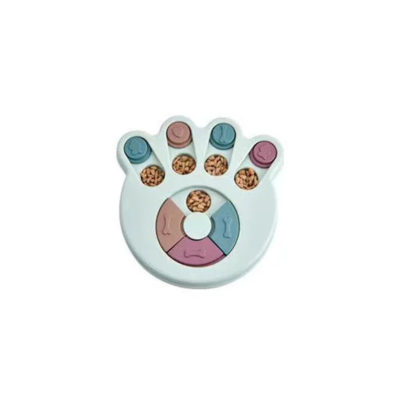 Non-Slip Puzzle Slow Feeder Bowl – Interactive Food Game for Dogs & Cats