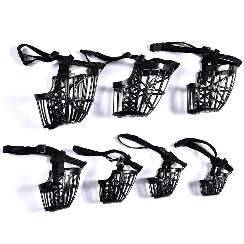 Adjustable Basket Muzzle for Dogs — 7 Sizes