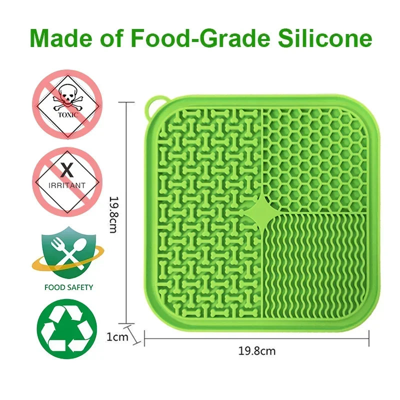Suction-Cup Lick Mat for Dogs & Cats