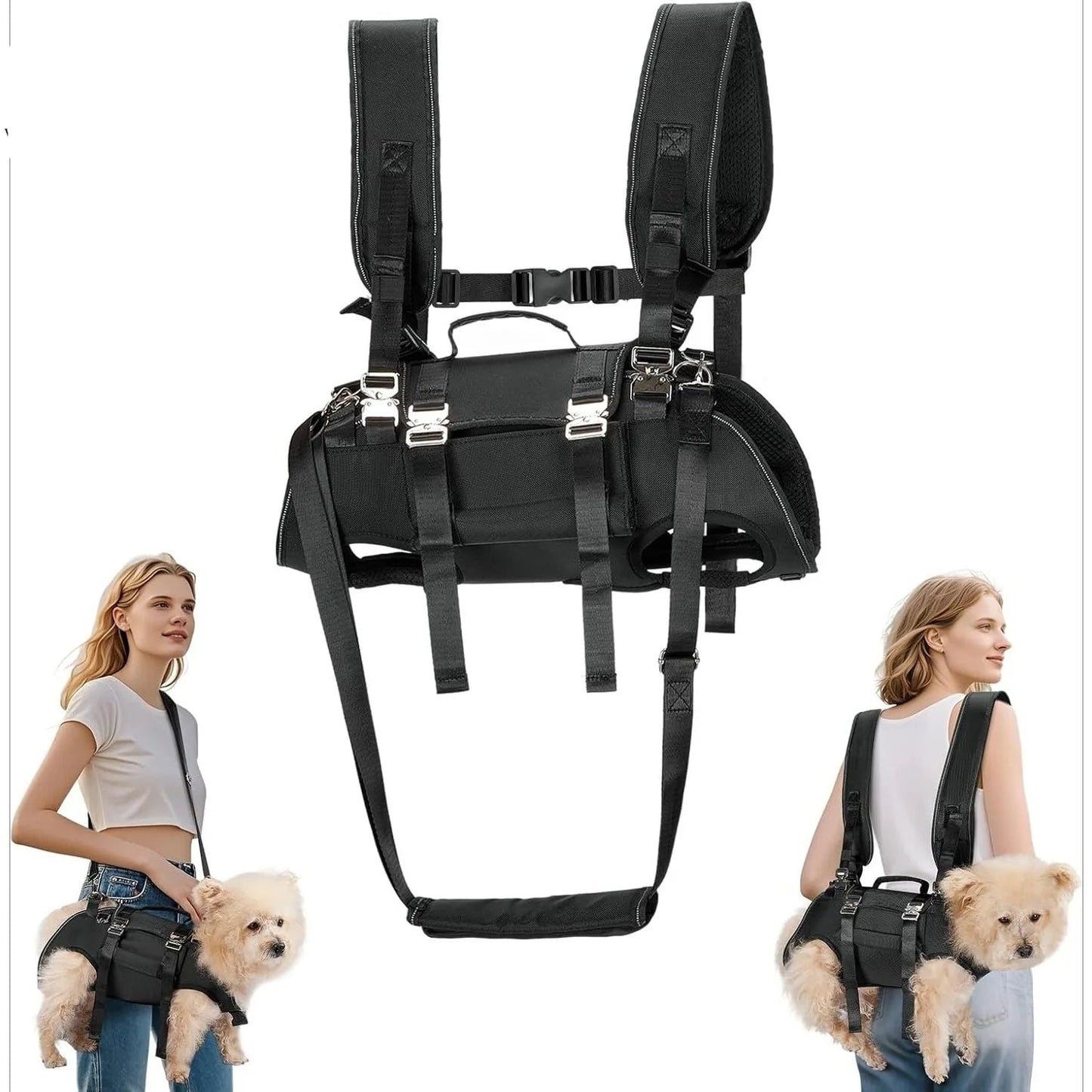 5-in-1 Dog Lift Harness & Sling Carrier with Spine Support