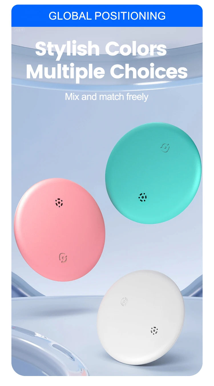 Google Find Hub Smart Location Tag for Android — Pet Collar, Keys & Bags