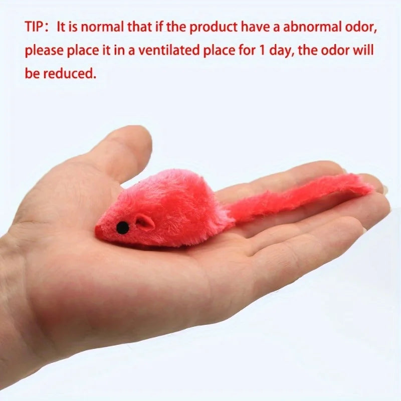 Plush Mouse Cat Toys - 25 Pack Bulk Set for Active Play