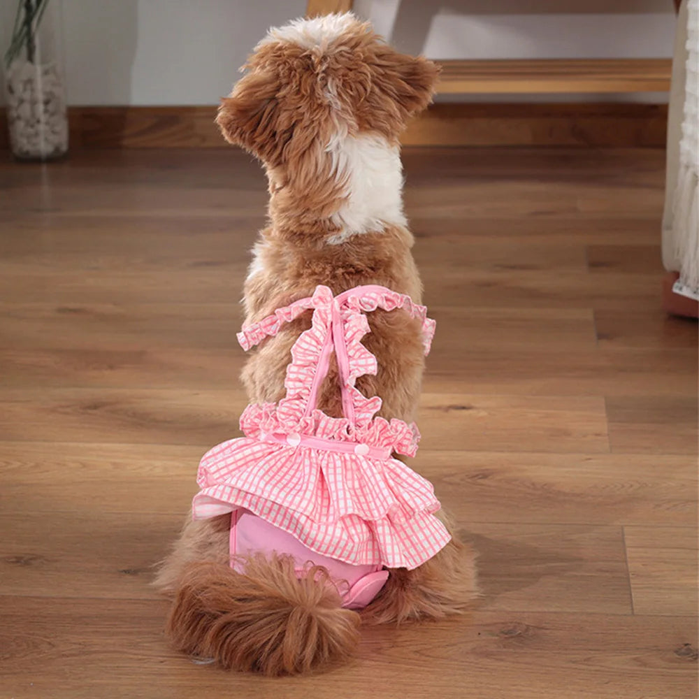 Female Dog Physiological Pants with Cute Print