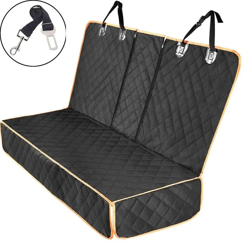 Waterproof Dog Car Seat Cover for Back Seat — Non-Slip Universal Fit