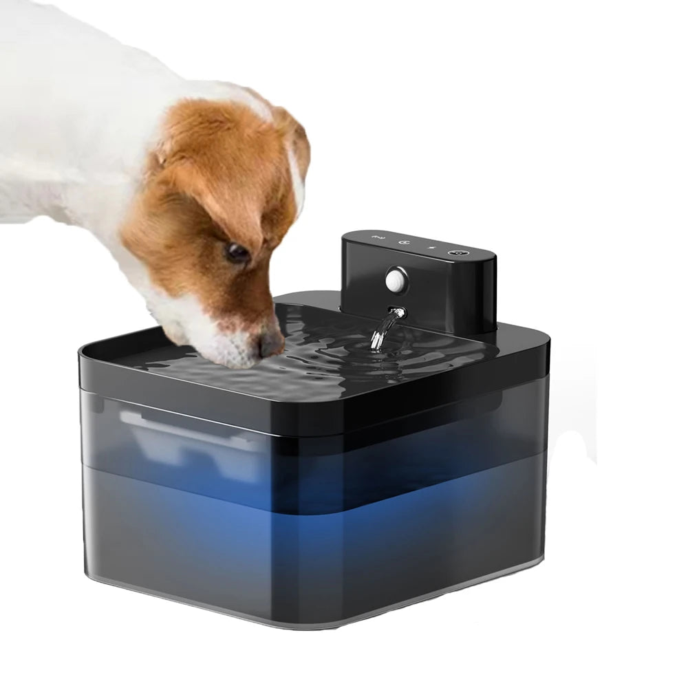 Automatic Cat Water Fountain Wireless Pet Water Dispenser For Dog Cat 2.2L Infrared Sensor Smart Pet Drinkier Accessories