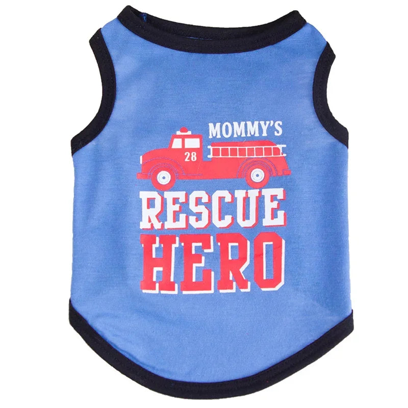 Summer Cotton Vest for Cats & Small Dogs
