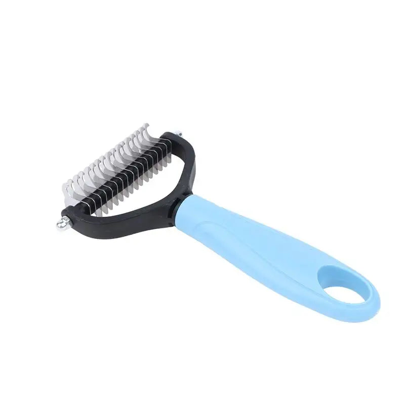 2-Sided Pet Deshedding & Dematting Brush