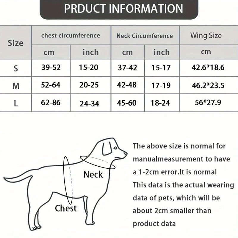 Halloween Bat Wings Costume for Dogs & Cats — Collar Lead & Cosplay Dress-Up Accessories
