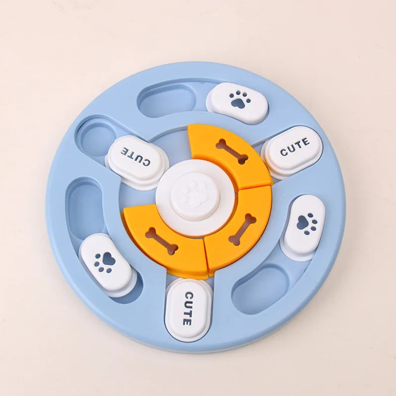Non-Slip Puzzle Slow Feeder Bowl – Interactive Food Game for Dogs & Cats