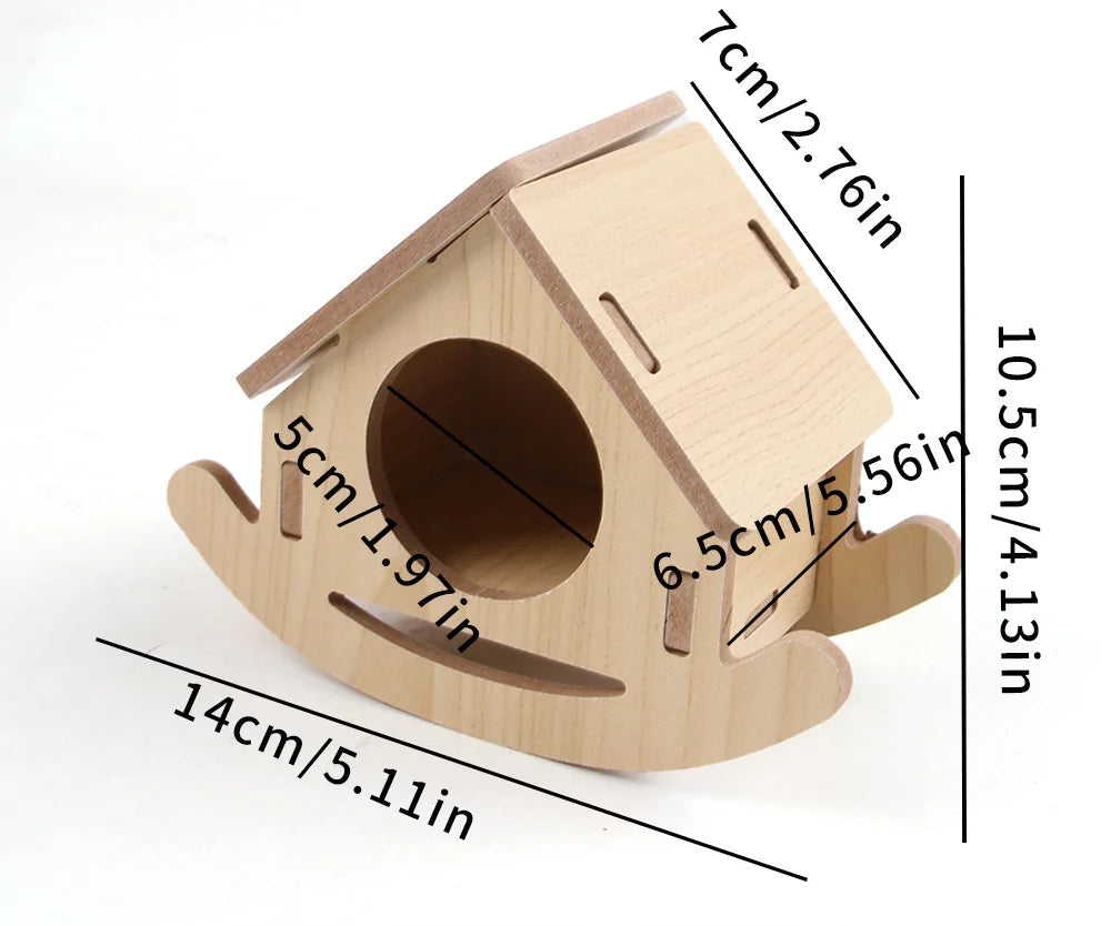Solid Wood Small Pet House