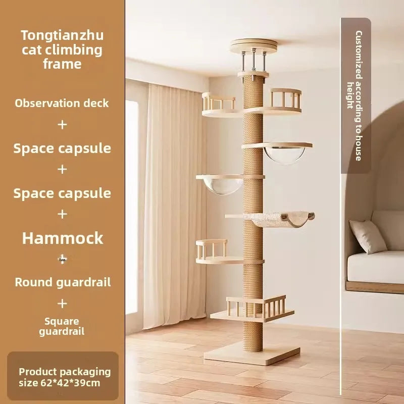 Cat Tree with Bed & Scratching Post