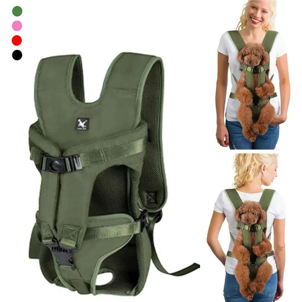 Front-Facing Pet Carrier Backpack for Dogs & Cats