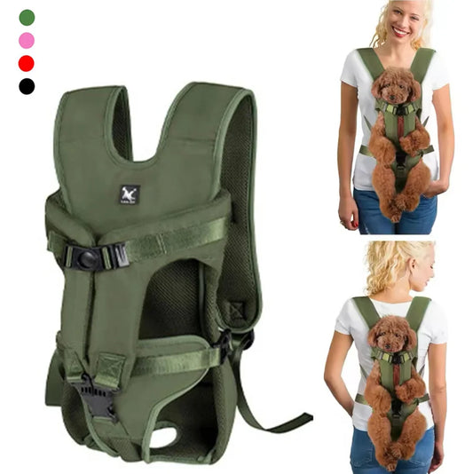 Front-Facing Pet Carrier Backpack for Dogs & Cats