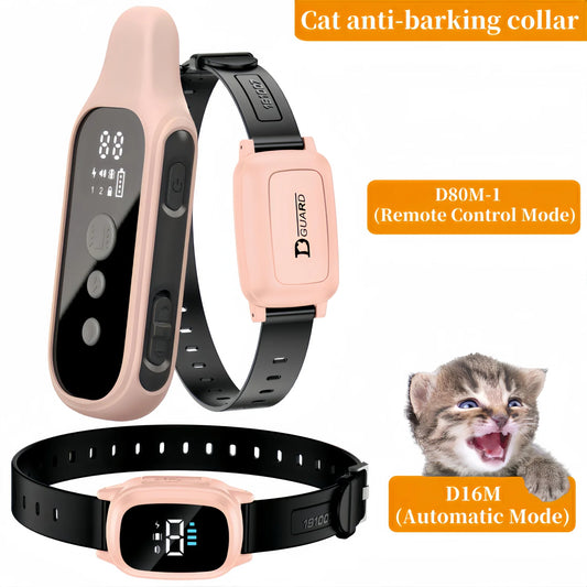 Anti-Meow Vibration Training Collar for Cats