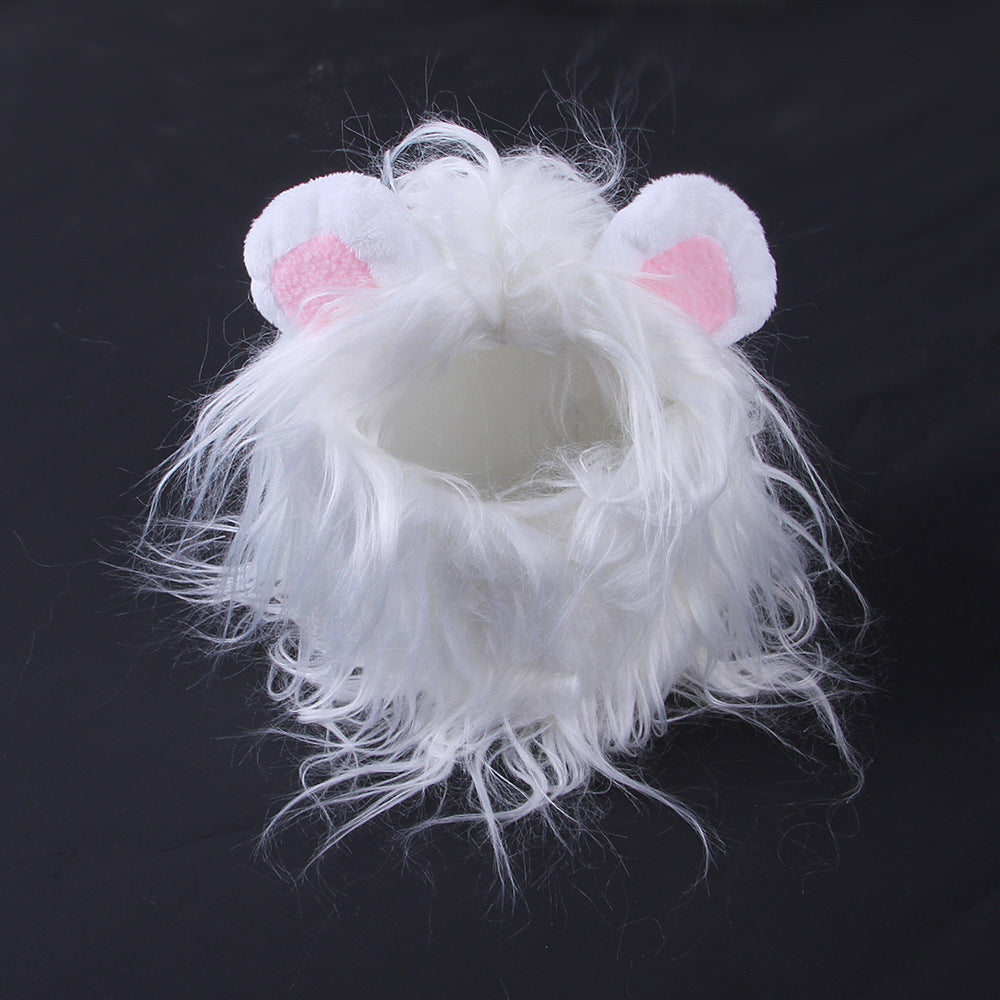 Lion Mane Headgear Costume for Dogs and Cats