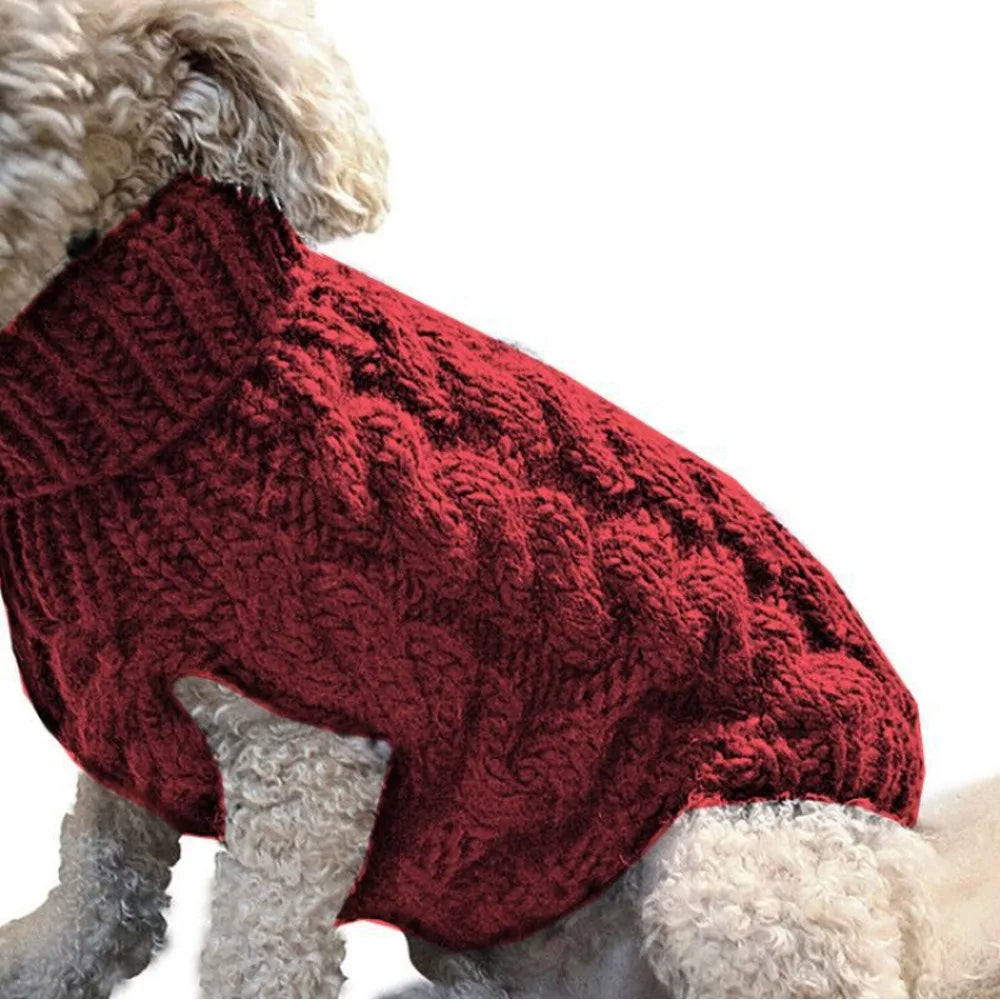 Pull en tricot pour chien | Pull chaud d'automne et d'hiver pour petits chiens et chiots