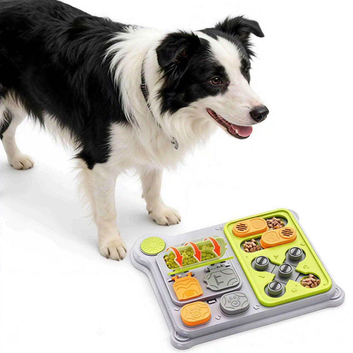 Dog Puzzle Feeder – Rectangular Treat Dispensing Toy for Small & Medium Dogs