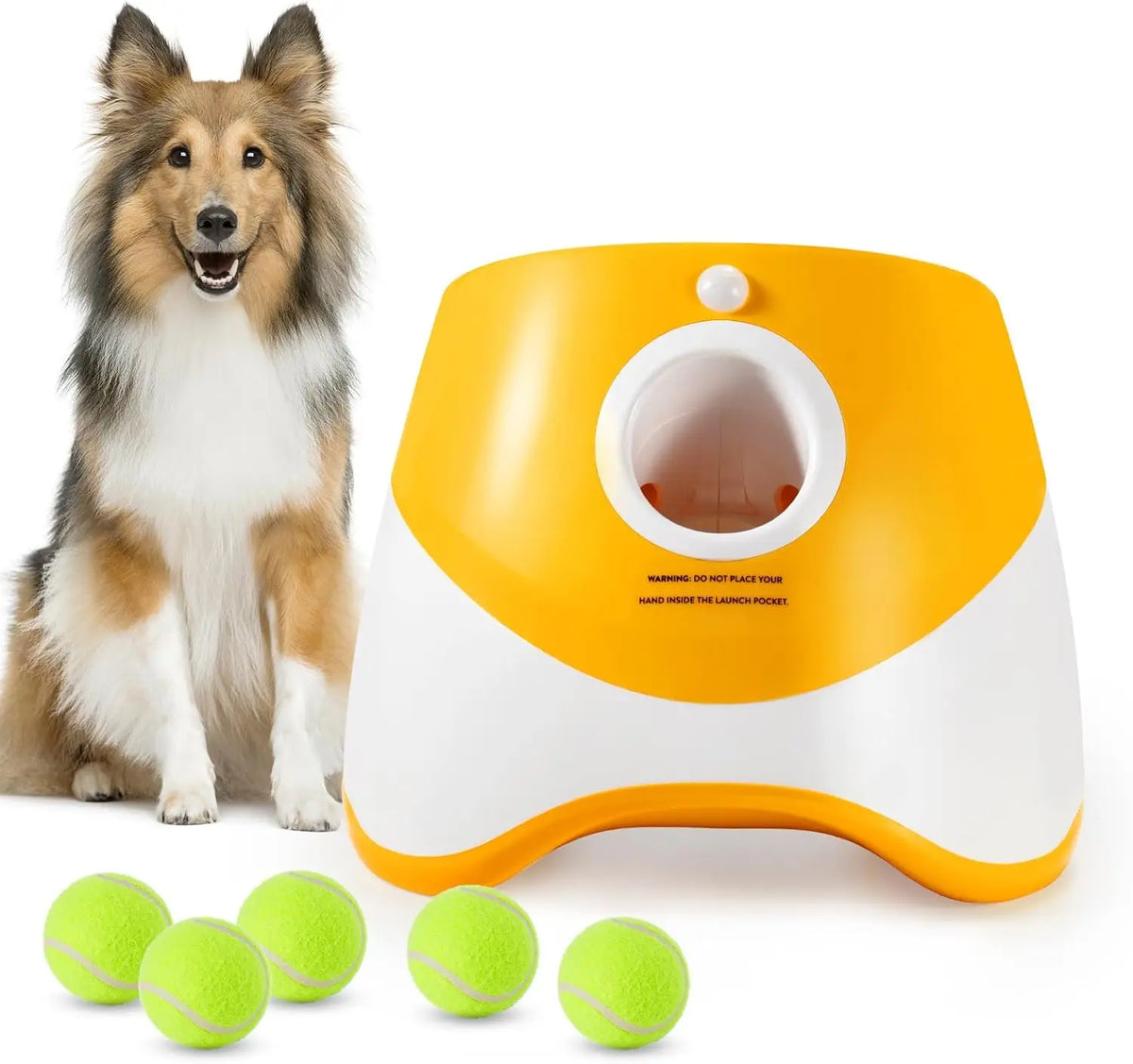 Automatic Dog Ball Launcher | Motion Sensor | 10–30ft Range