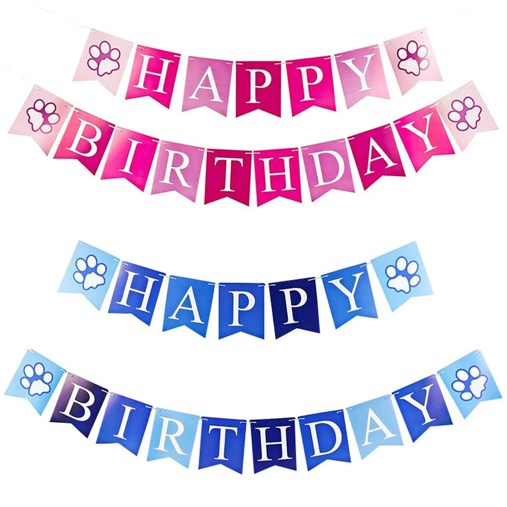 Dog Birthday Party Decoration Kit