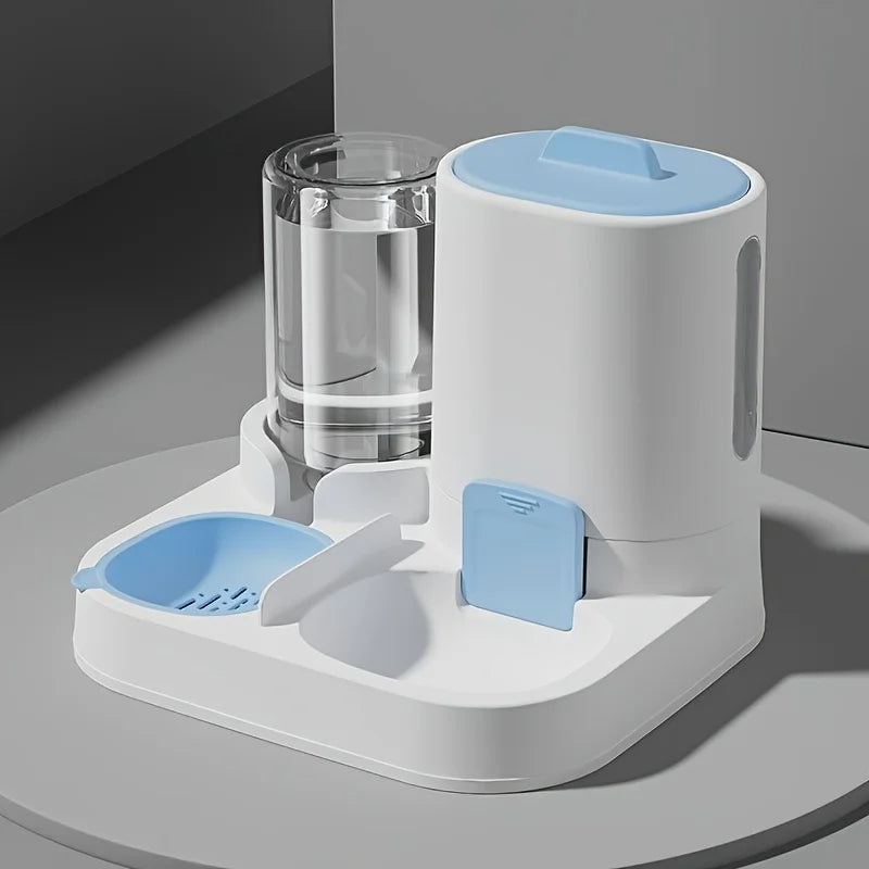Gravity Cat Feeder & Water Dispenser