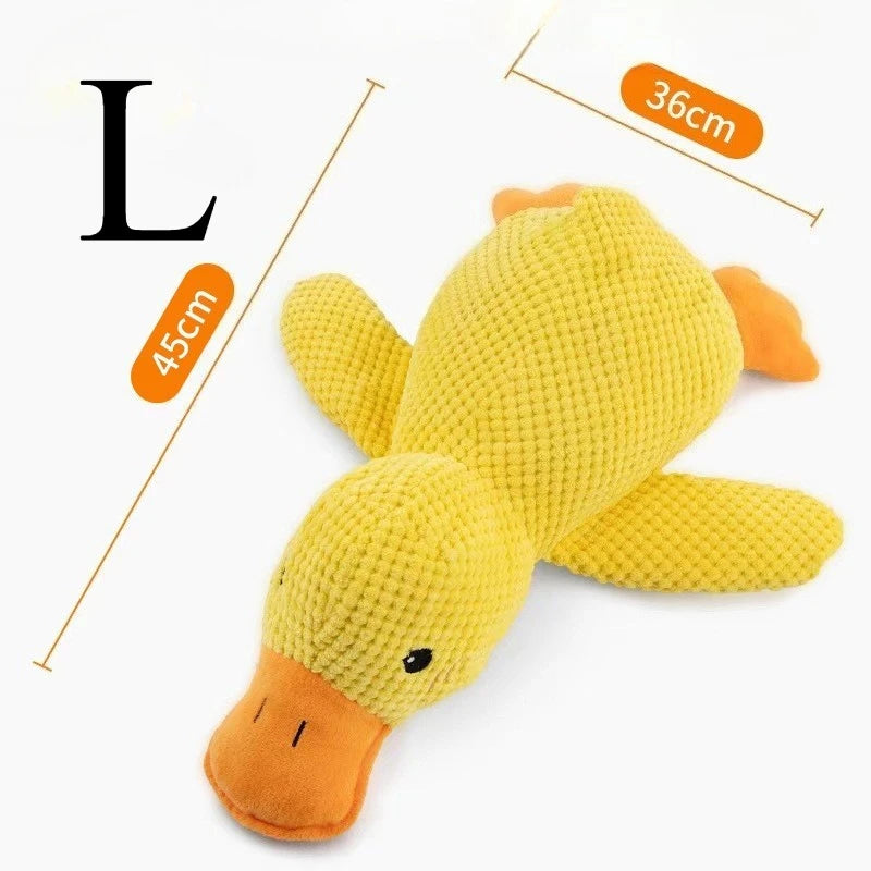 Plush Animal Dog Toy – Bite-Resistant Squeaky Comfort Toy