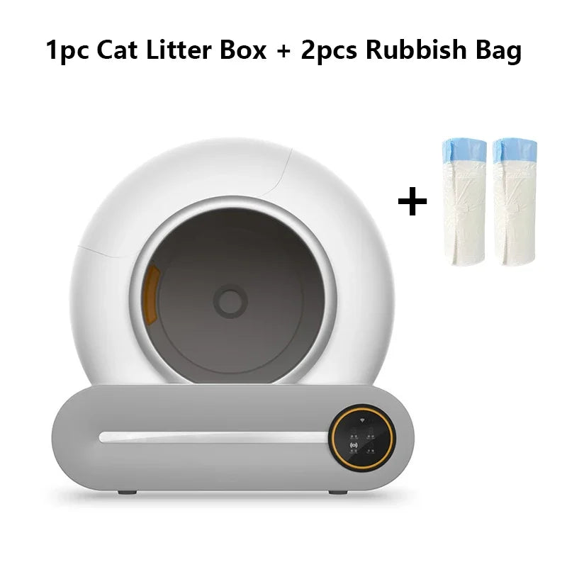 65L Self-Cleaning Cat Litter Box with App Control — Choose Your Bundle