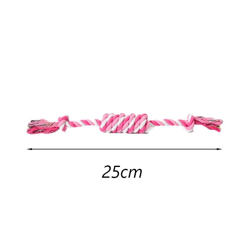 Puppy Dog Chew Toys Ropes Bite-resistant Molar Stick for Small Dogs Chihuahua French Bulldog Cleaning Teeth Toy Pet Accessories