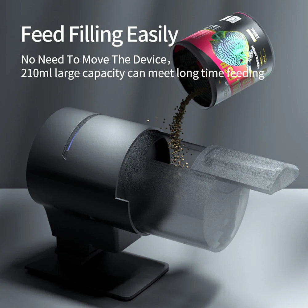 Wifi Fish Feeder Organ Smart Control Aquarium Tank Automatic Feeding Device Timing Fishing Equipment Accessories