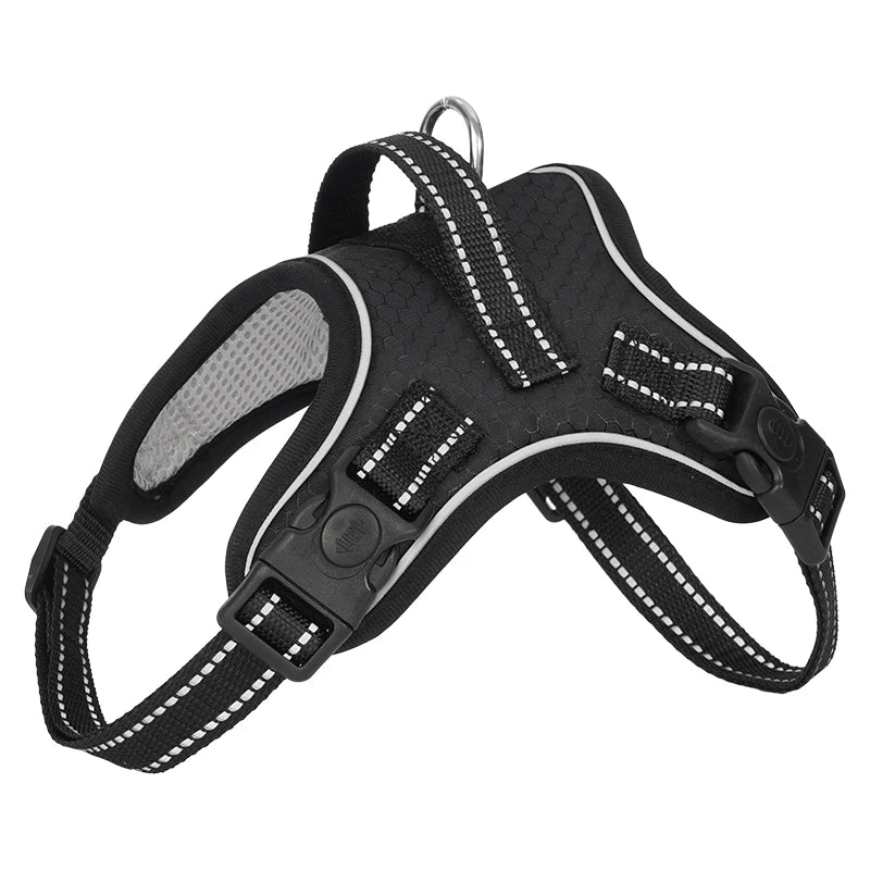 Ultra-Light Dog Harness Vest — Quick-Fit Saddle Design, No-Pull Chest Strap & Escape-Proof