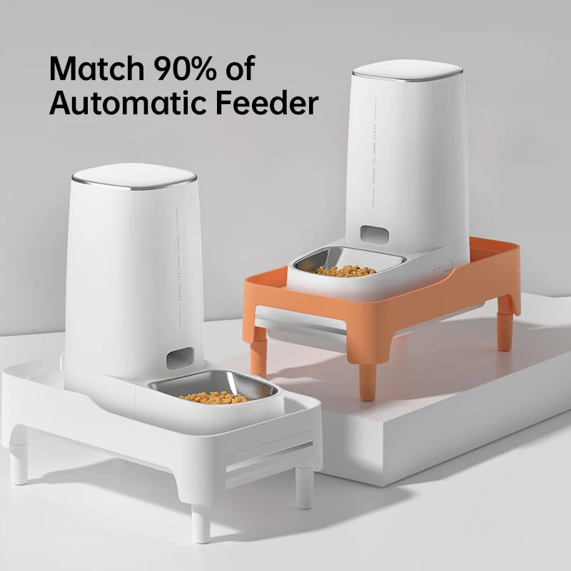 Adjustable Elevated Pet Feeder Stand for Cats & Dogs