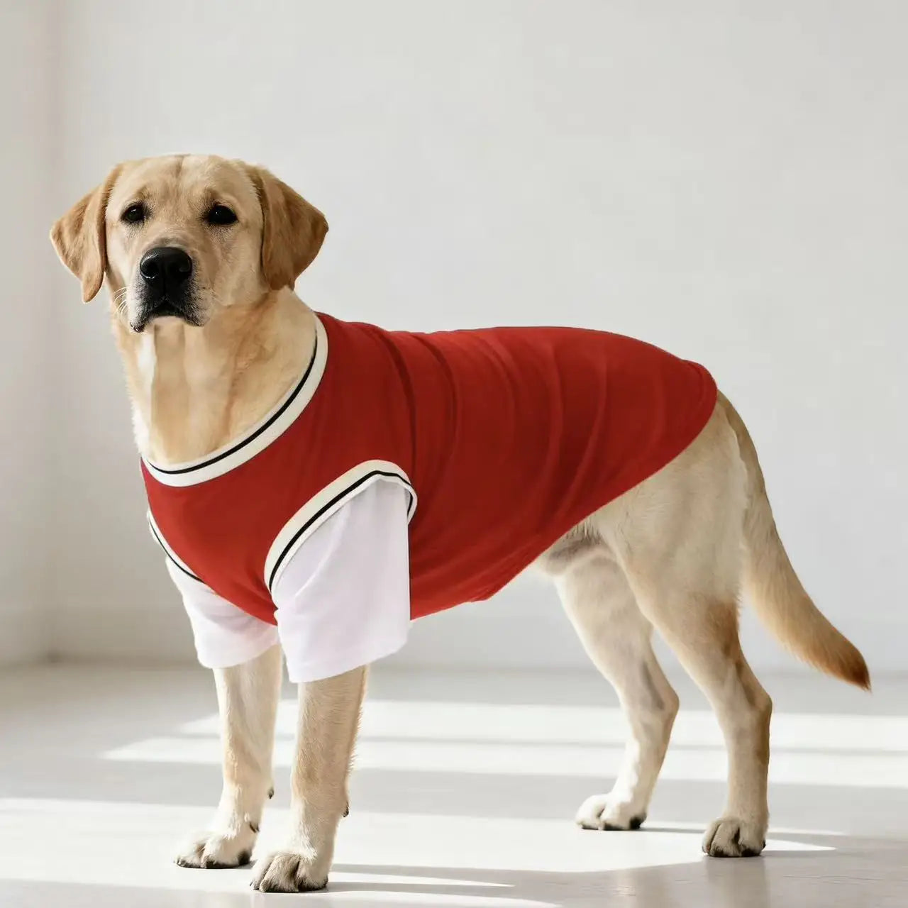 Gilet rafraîchissant en polyester respirant pour chiens | Haut d'été doux pour chiens de taille moyenne et grande