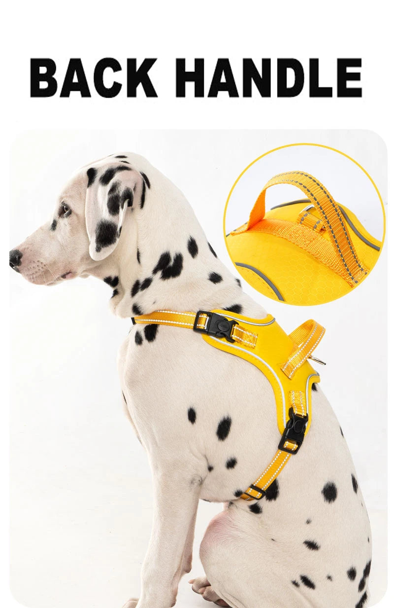 Ultra-Light Dog Harness Vest — Quick-Fit Saddle Design, No-Pull Chest Strap & Escape-Proof