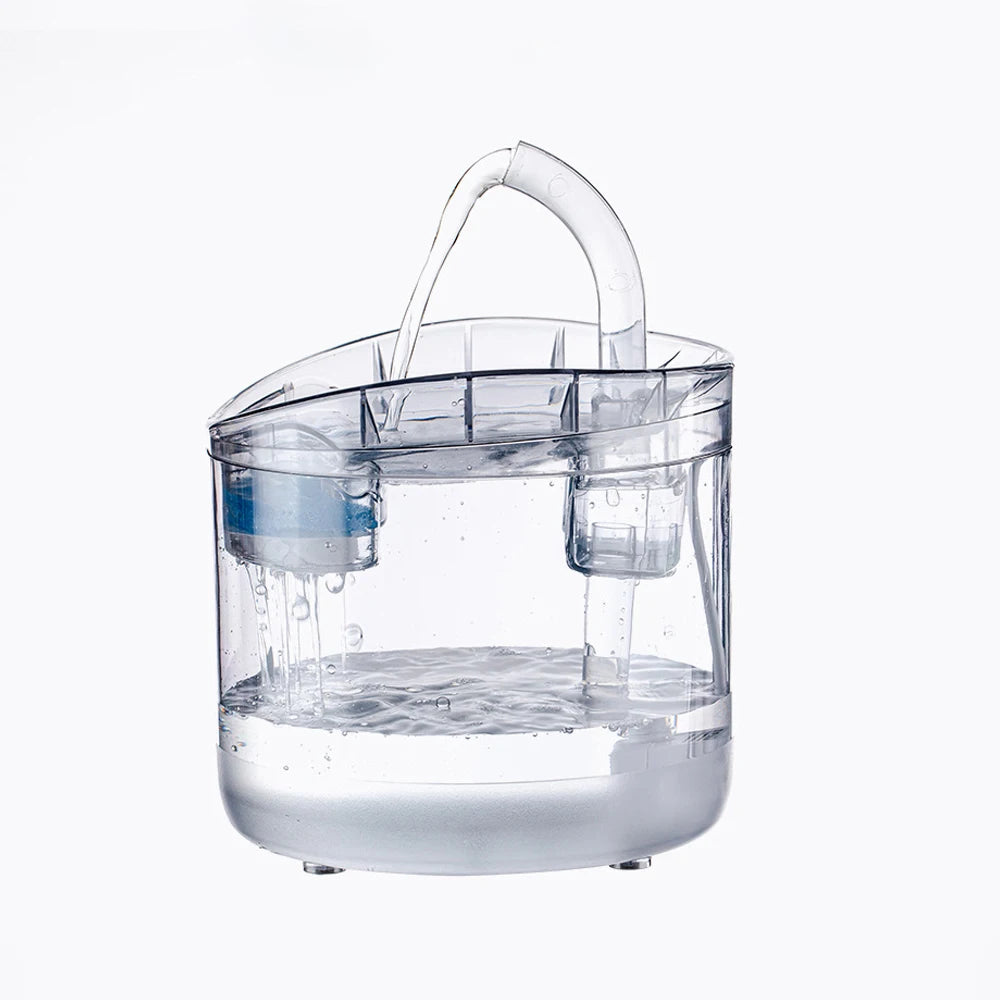 2L Motion-Sensor Pet Water Fountain with Activated Carbon Filter — USB Powered