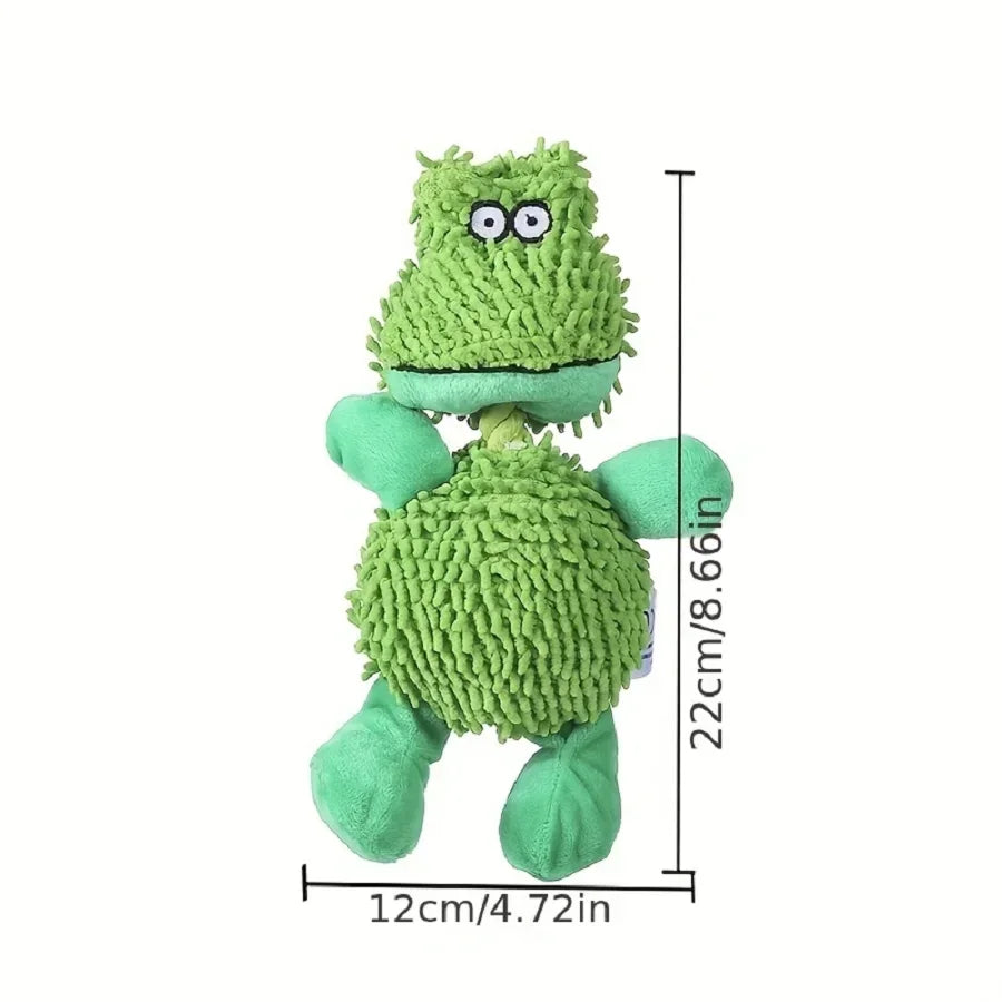 Plush Squeaky Dog Toy - Duck and Pig Characters