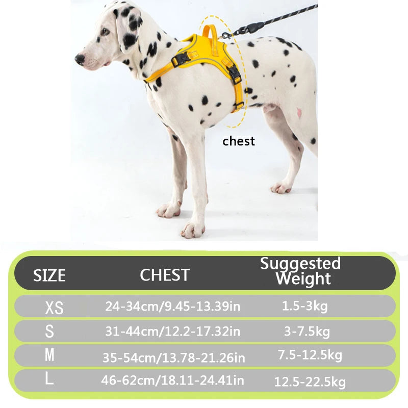 Ultra-Light Dog Harness Vest — Quick-Fit Saddle Design, No-Pull Chest Strap & Escape-Proof