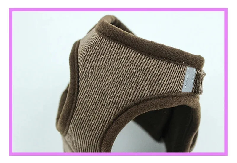 Harnais tactique pour chien avec laisse – Harnais de poitrine réglable pour chiens de petite à grande taille