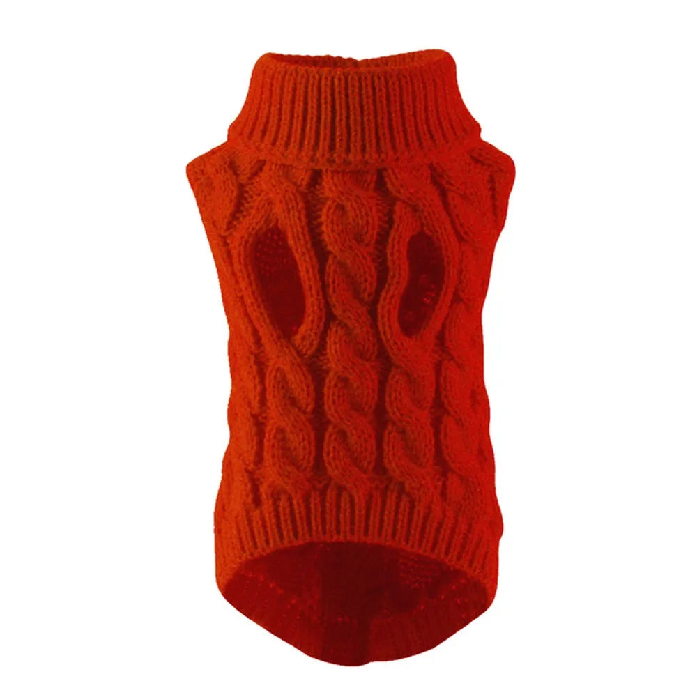 Pull en tricot pour chien | Pull chaud d'automne et d'hiver pour petits chiens et chiots