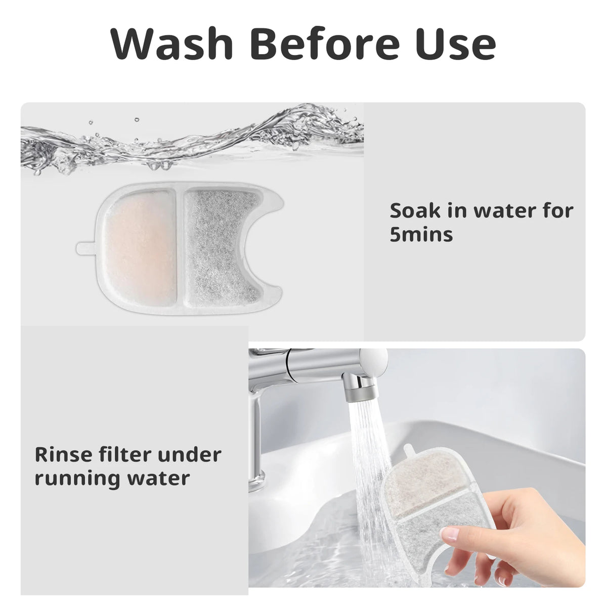 Replacement Cat Water Fountain Filters & Sponges