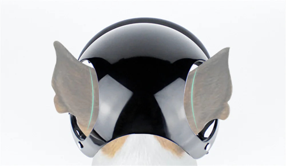 Cool Pet Dog Safety Helmet for Small Medium Dogs French Bulldog Doberman Pinscher Adjustable Motorcycle Helmets Pet Accessories