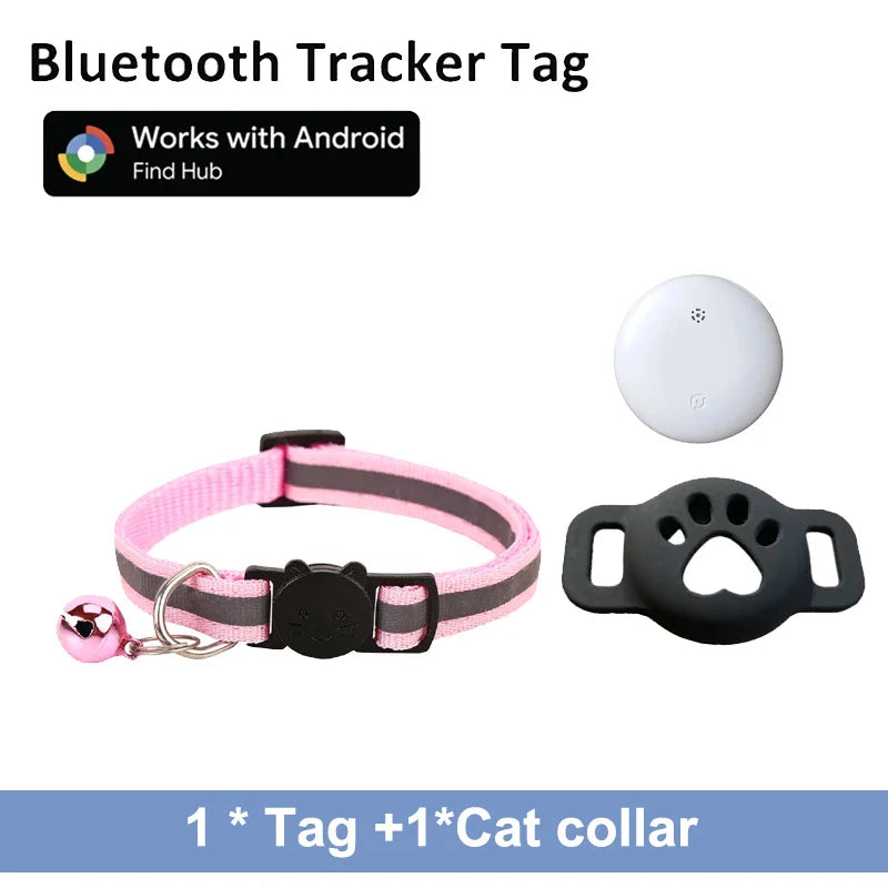 Google Find My Pet Collar Tracker for Android — IP68 Waterproof, No Subscription