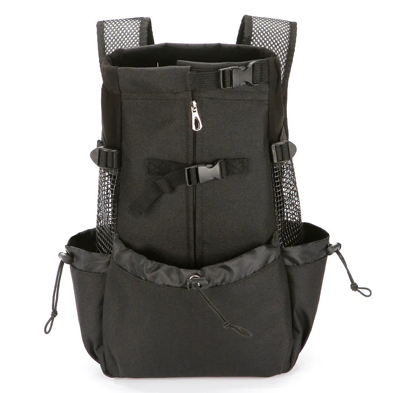 Breathable Nylon Dog Carrier Backpack for Small & Medium Dogs
