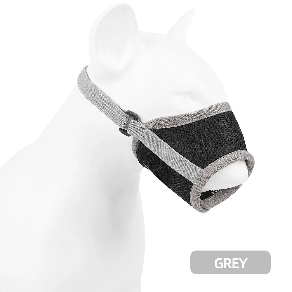 Adjustable Breathable Mesh Dog Muzzle
