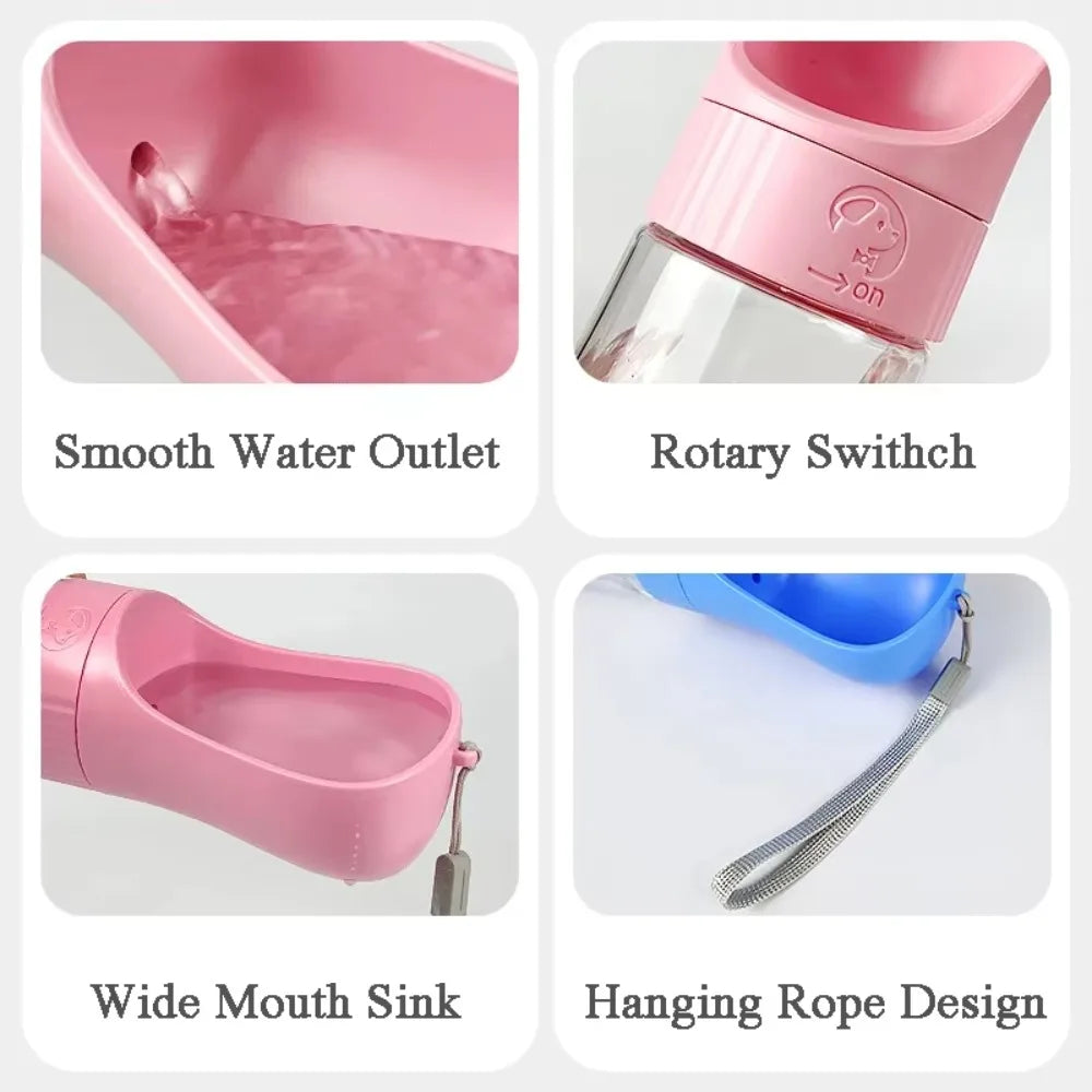 Portable Dog Water Bottle (330ml/510ml)