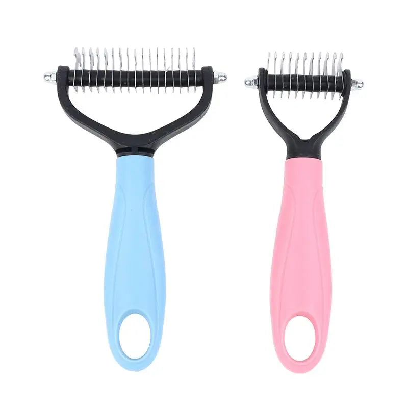 2-Sided Pet Deshedding & Dematting Brush