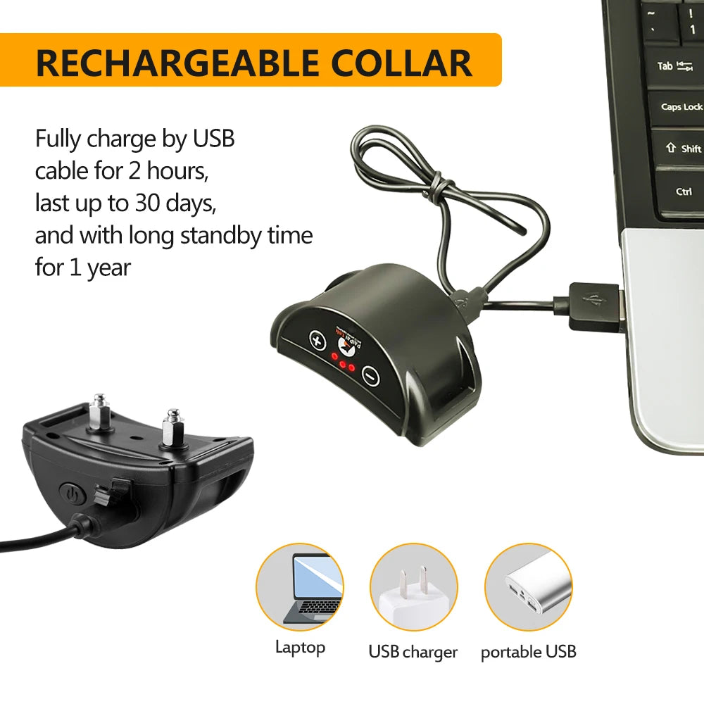 Rechargeable Automatic Bark Collar with Static Shock