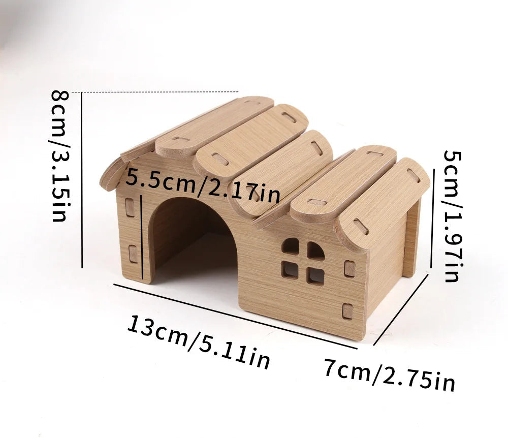 Solid Wood Small Pet House